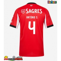 Camisa de Futebol Benfica Antonio Silva #4 Equipamento Principal 2025-26 Manga Curta